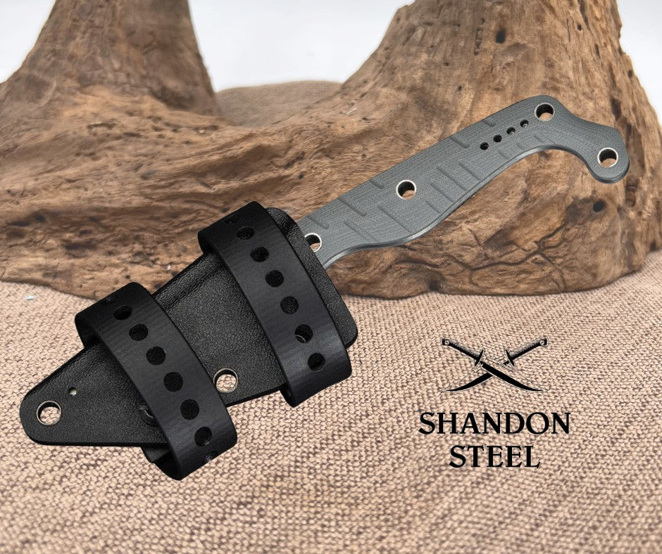 Civivi SOKN Fixed Knife 2.88" Full Tang Nitro V Steel Blade Gray G10 Handle