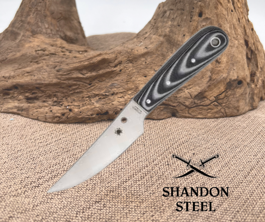 SPYDERCO BOW RIVER G-10 BLK/WH FB46GP