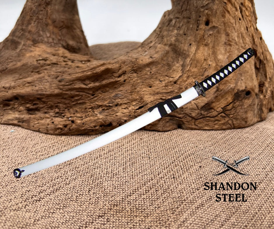 White SAMURAI SWORD 40" OVERALL SW-68W