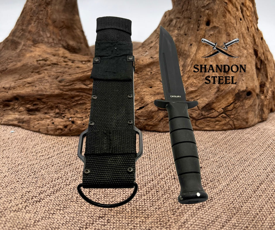 Smith & Wesson Search and Rescue 6" Fixed Blade Knife w Sheath 10-3/8" CKSUR1