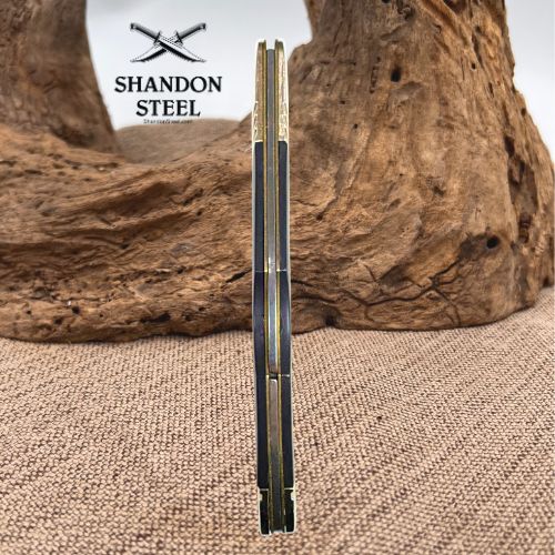 Sabre Toothpick Lockback Folding Single Blade Clip Point Pocket Knife (16)