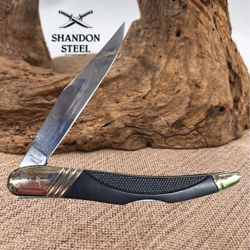 Sabre Toothpick Lockback Folding Single Blade Clip Point Pocket Knife (16)