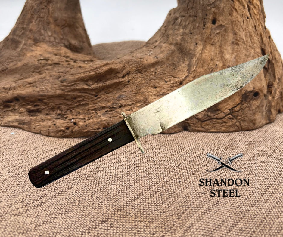 Sabre Vintage ORIGINAL BOWIE KNIFE 631 Fixed Blade Japan 6" Blade w Sheath (05)