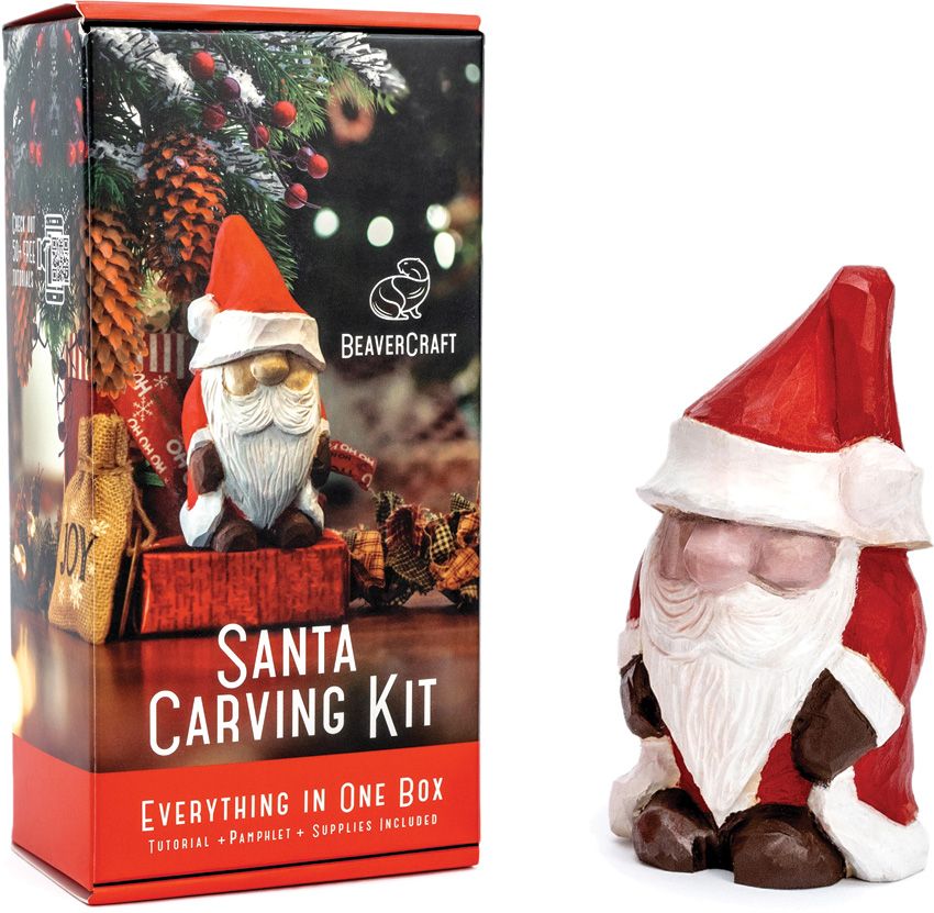 Beavercraft Santa Carving Kit BVRDIY06