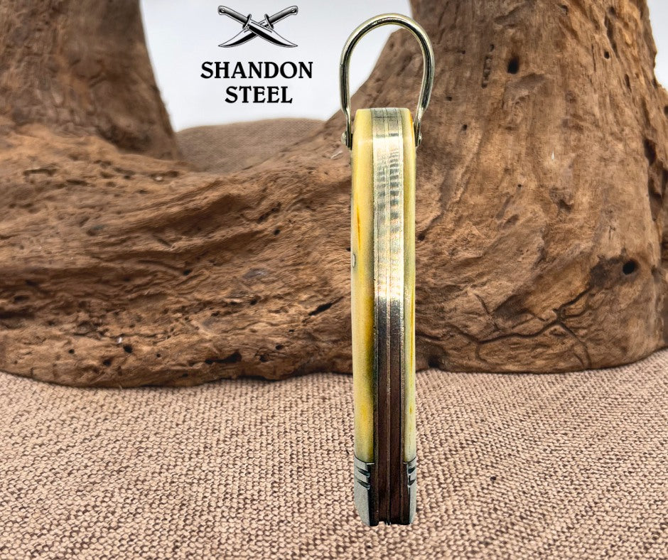 Schatt & Morgan USA Natural Bone 2 Blade Folding Jack Pocket Knife 1 of 30 (71)