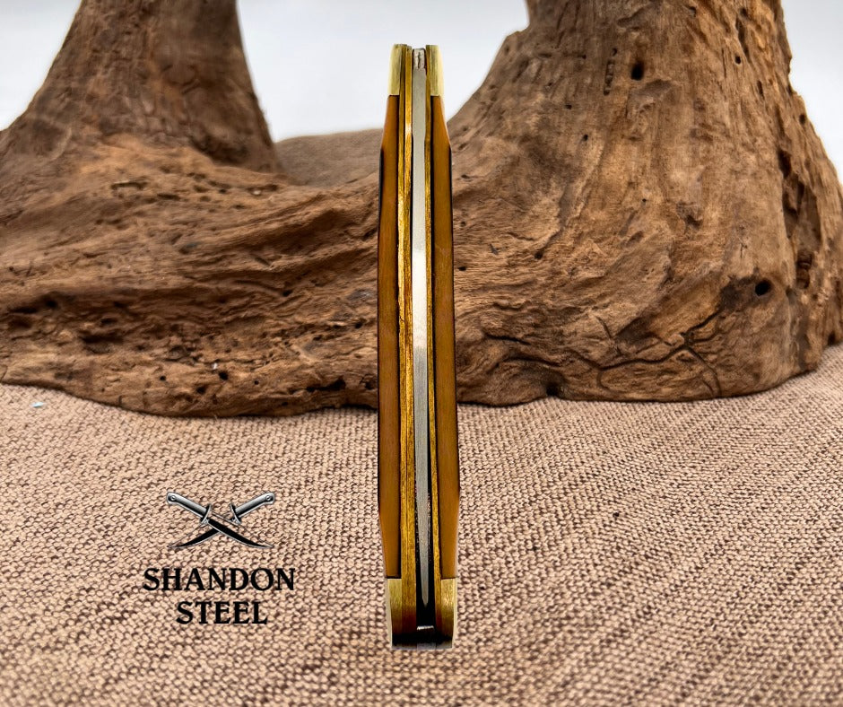 Old Timer Schrade 1940T Single Blade Linerlock Folding Pocket Knife Trapper (56)