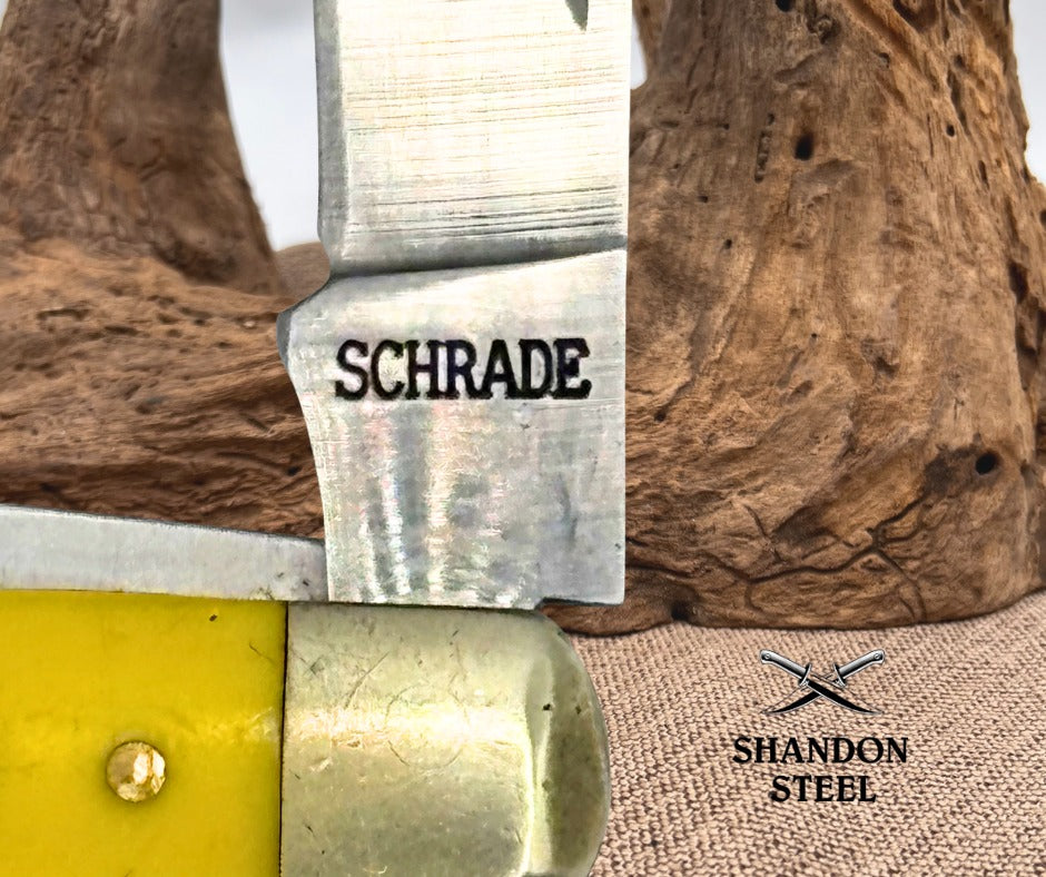 Schrade 34OTY Old Timer Stockman Pattern 3 Blade Pocketknife 3.25”Closed (106)