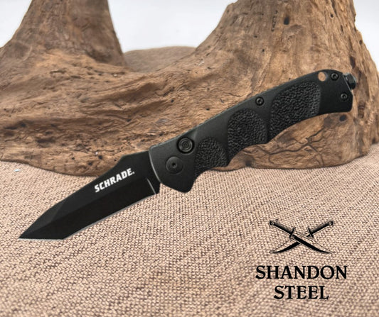 Schrade Auto Black Tanto SC60BT