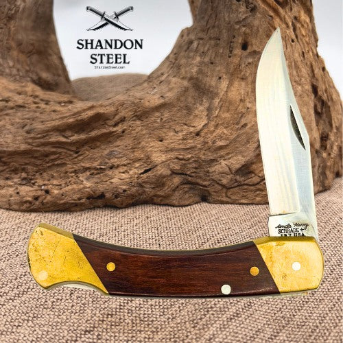 Schrade Uncle Henry LB7 USA Vintage Lockback Folding Hunter Pocket Knife (33)
