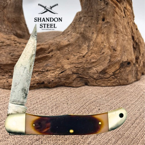 Schrade Old Timer Pioneer Slipjoint Hunting Folding Pocket Knife 123OT USA (62)