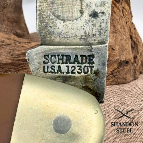 Schrade Old Timer Pioneer Slipjoint Hunting Folding Pocket Knife 123OT USA (62)