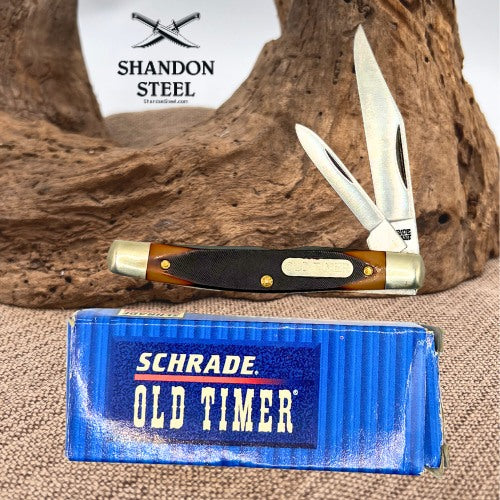 Schrade Old Timer 33OT Middleman Jack USA 2 Blade Folding Pocket Knife (67)