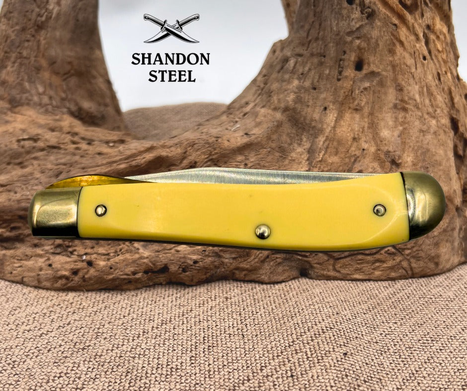Schrade USA America the Beautiful 2001 Edition Trapperlock Pocket Knife (111)
