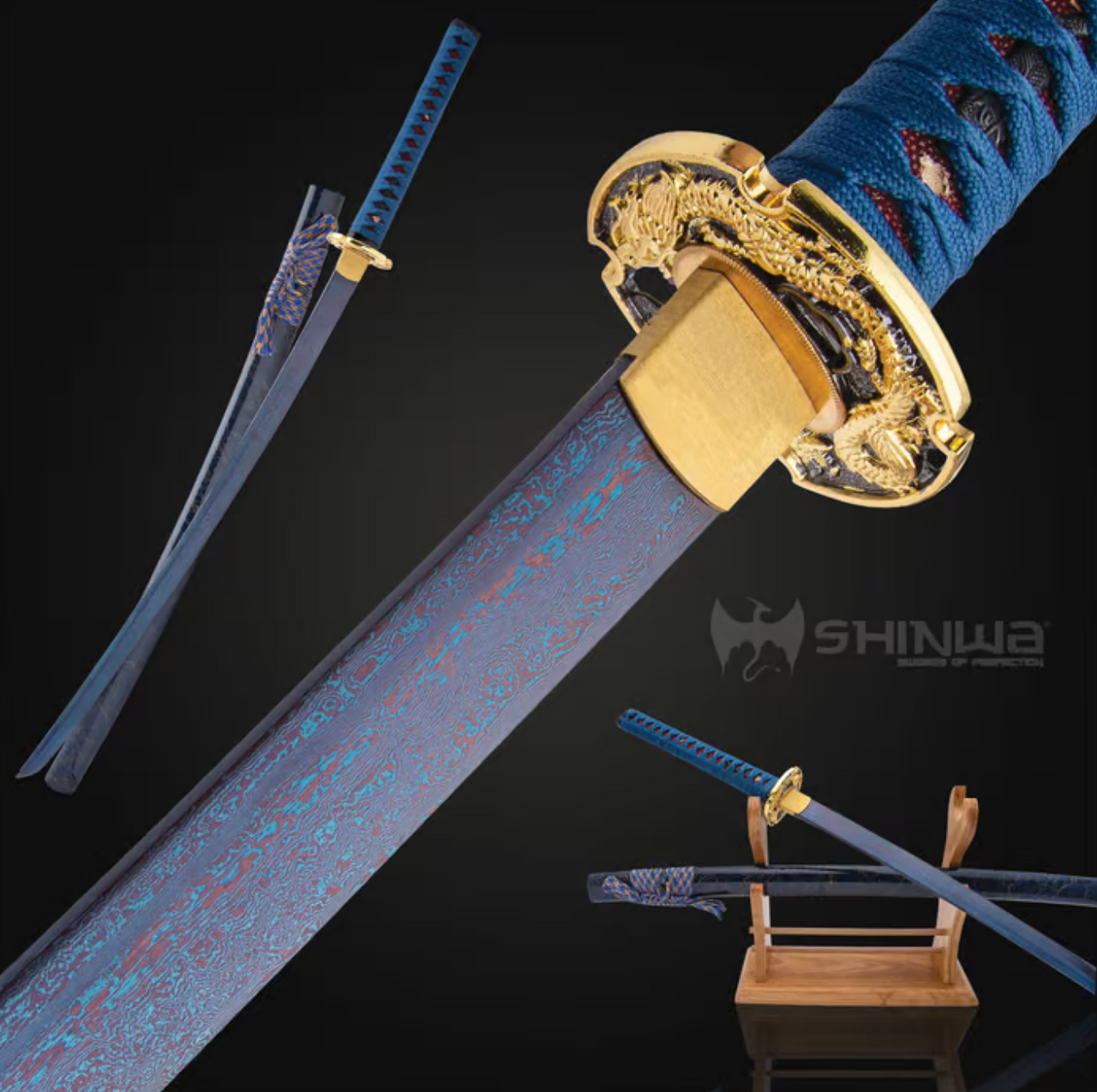 Shinwa Lazuli Katana KZ1008BLDZ