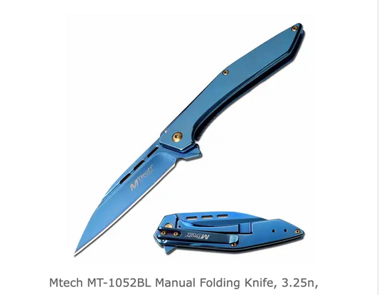 MTECH USA MT-1052BL MANUAL FOLDING KNIFE