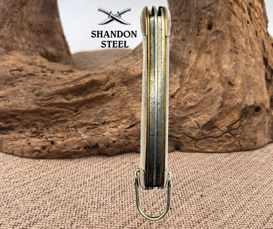 HAMMER BRAND USA 3 BLADE CARBON STEEL EQUAL END FOLDING POCKET KNIFE (88)