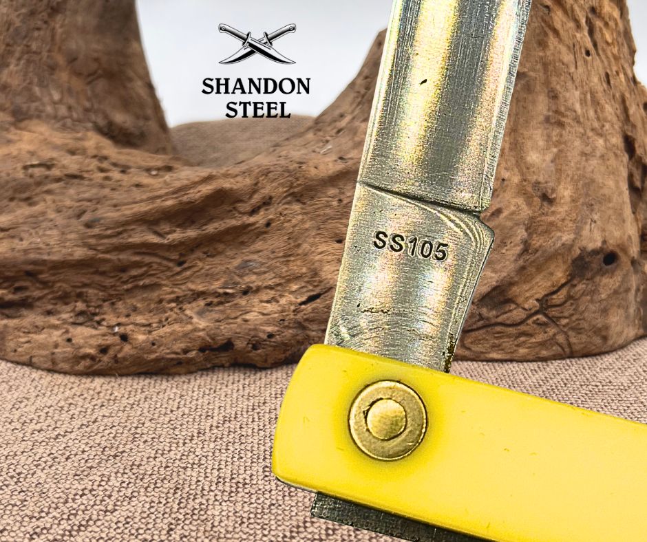 Schrade USA SS-105 Vintage Melon Tester Folding Pocket Knife 5.75" Closed (155)