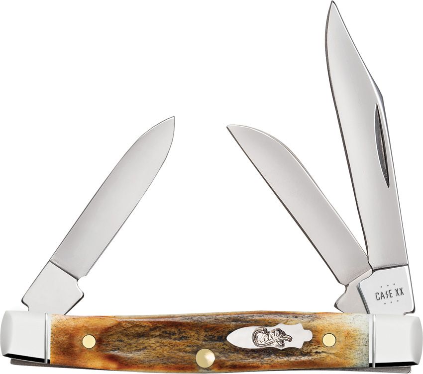 Case Small Stockman Burnt Stag CA10759