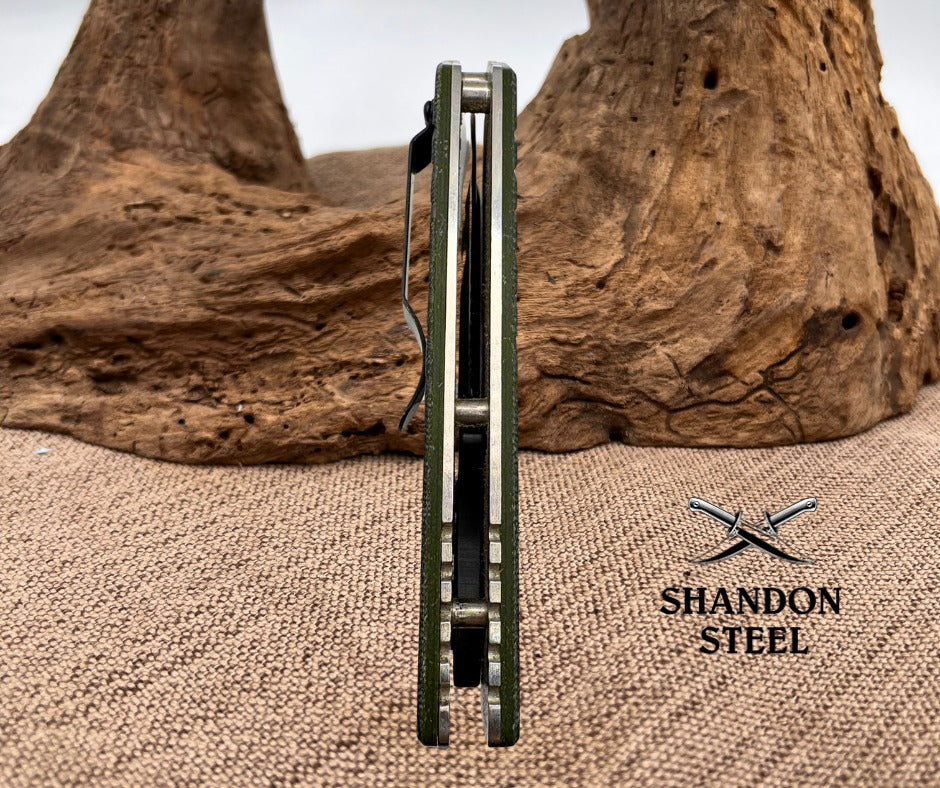 Smith and Wesson CKG107S Tanto Point Partially Serrated Knife G10 Handle (121)