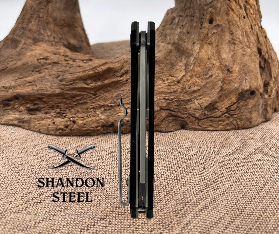 Smith & Wesson Sideburn Ball Bearing Wharncliffe Pocket Knife 8Cr13MoV G10 (176)