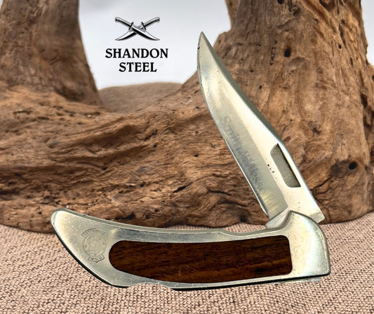 Smith & Wesson USA Sportsman's Maverick 1980s mod 6062 drop point knife (37)