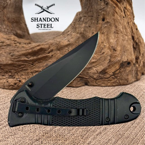 Smith & Wesson SWEX1 Extreme Ops Folding Knife Black 7.8" Clip Point Blade (86)