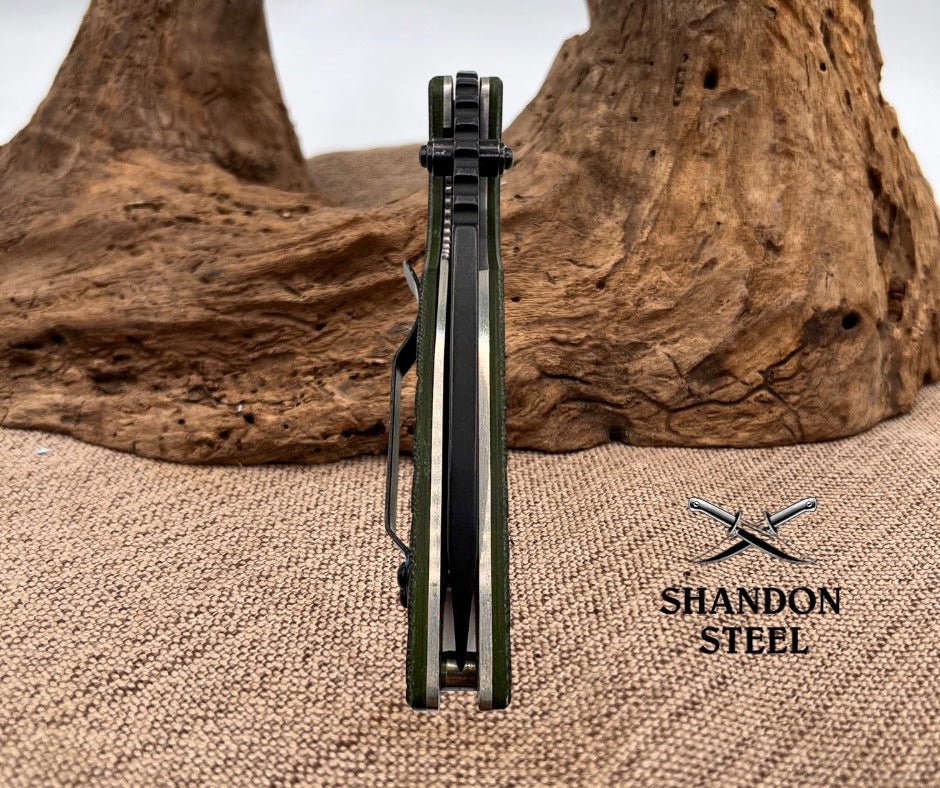 Smith and Wesson CKG107S Tanto Point Partially Serrated Knife G10 Handle (121)