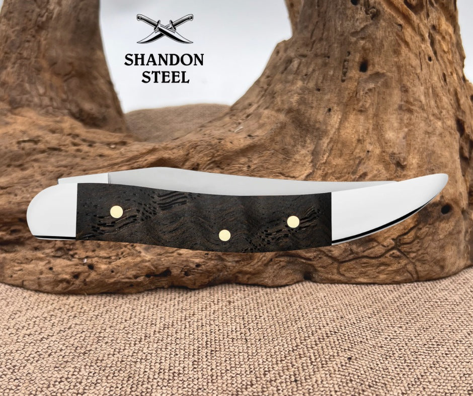 Case XX™ Smooth Black Curly Oak Wood Small Texas Toothpick 14009