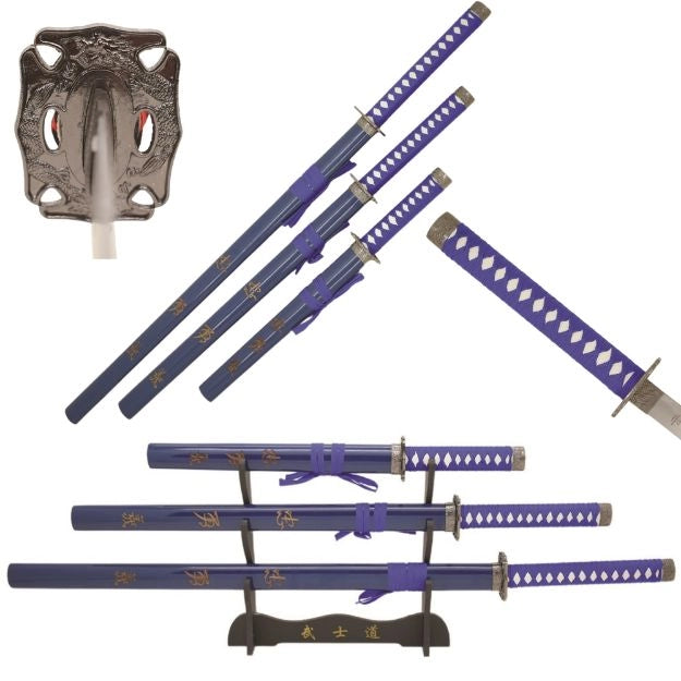 Snake Eye Tactical - Samurai Sword Set with Stand - SE-58LBL4