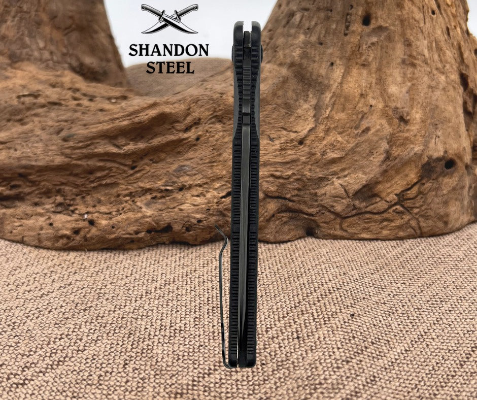 Sog SogZilla Folding Knife SP-01 Lockback Stainless Blade Black Handle (33)
