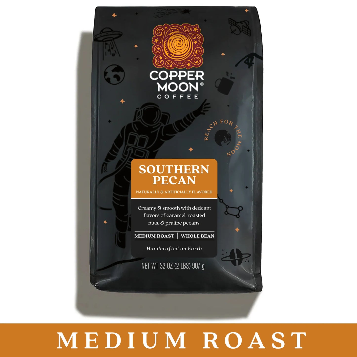 Copper Moon Southern Pecan Medium Roast Coffee Whole Bean