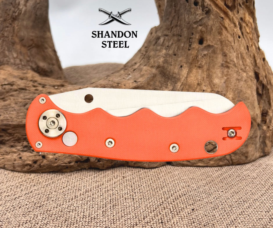 Spyderco AUTONOMY ORANGE G-10 WITH SAFETY SPYDEREDGE C165GSOR