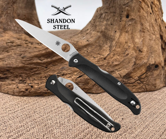 Spyderco CHARISMA BLACK LIGHTWEIGHT BD1N PLAINEDGE C259PBK