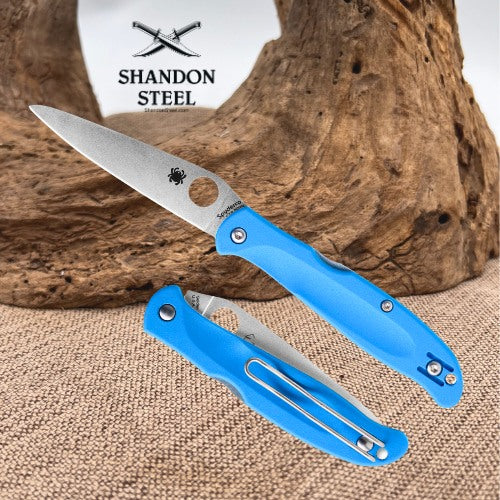 Spyderco CHARISMA BLUE LIGHTWEIGHT BD1N PLAINEDGE C259PBL