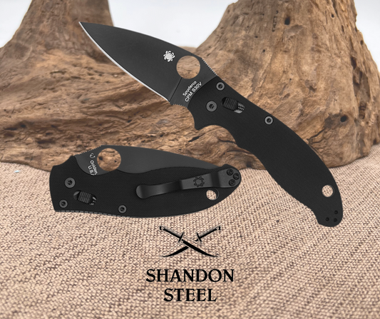 Spyderco Manix® 2 Lightweight FRCP Black C101GPBBK2