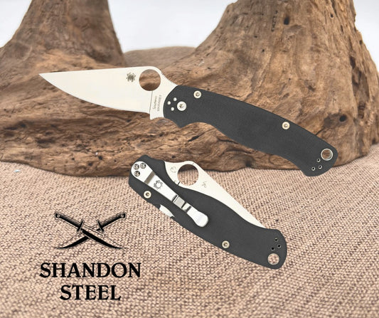Spyderco Para Military® 2 G-10 Dark Gray Maxamet C81GDGY2