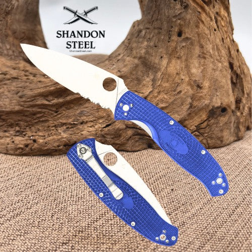 Spyderco Resilience® Lightweight CPM® S35VN® CombinationEdge™ C142PSBL