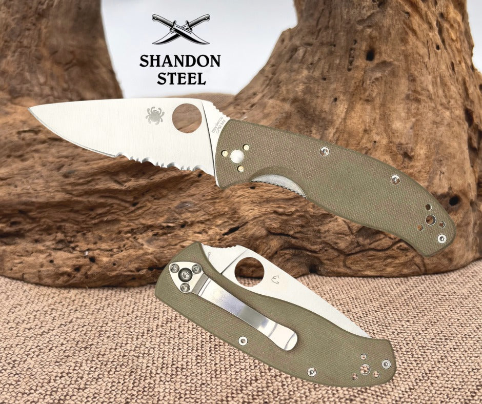 Spyderco Tenacious® Brown G-10 CPM M4 C122GBNM4PS