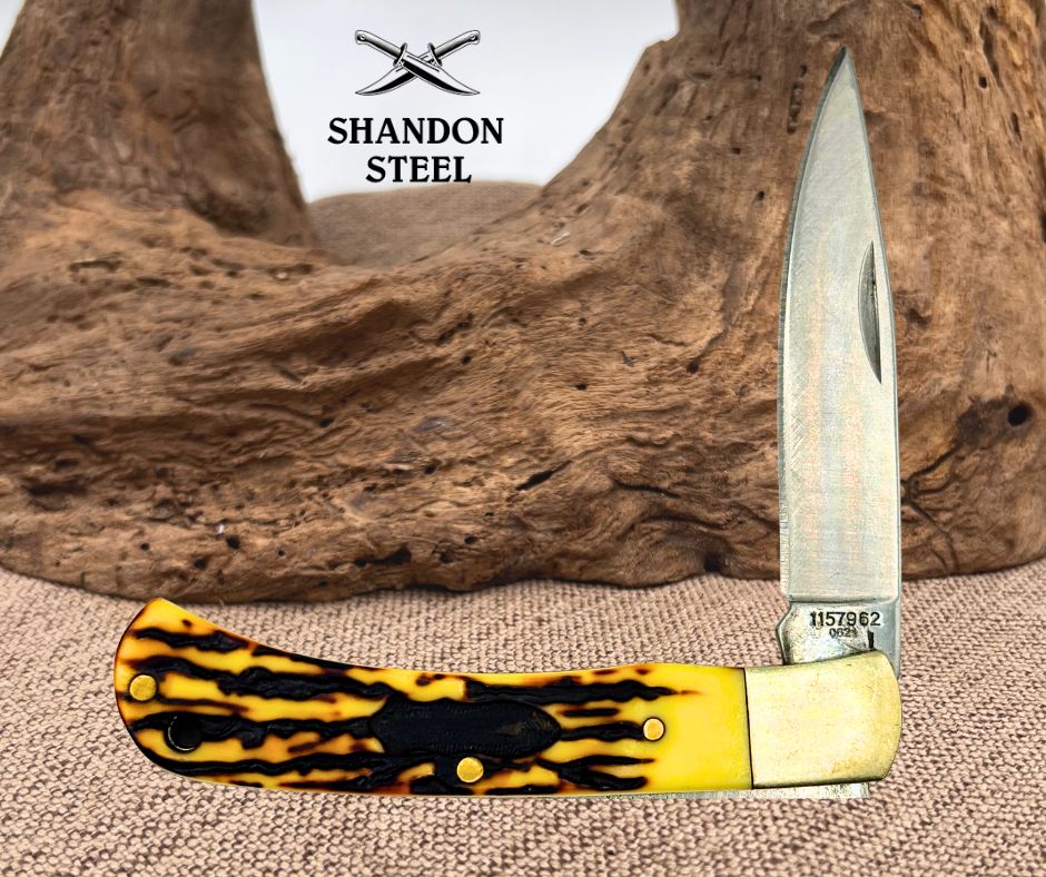 Schrade Uncle Henry Stagalon Handle Limited Edition #1157962 Pocket Knife (192)