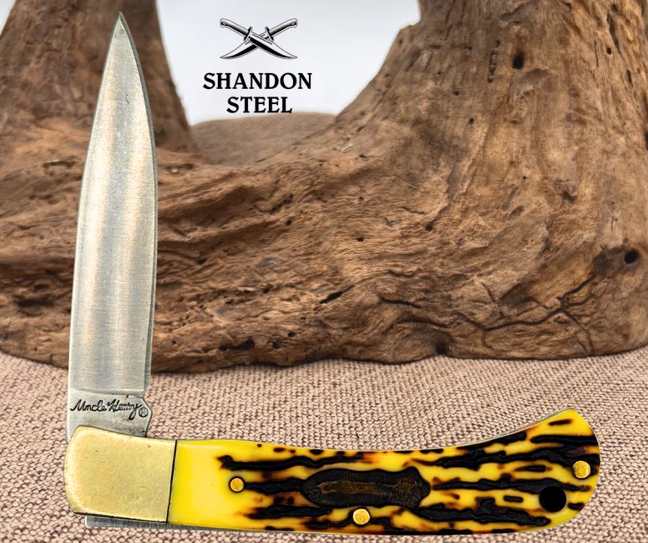 Schrade Uncle Henry Stagalon Handle Limited Edition #1157962 Pocket Knife (192)