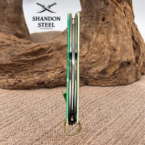 Surfboard Personalized Novelty Folding Pocket Knife "Seth" Clip Point (61)