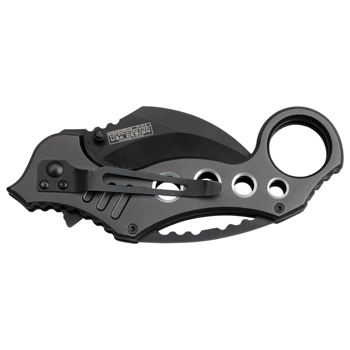 TAC-FORCE TF-578GY TACTICAL SPRING ASSISTED KNIFE