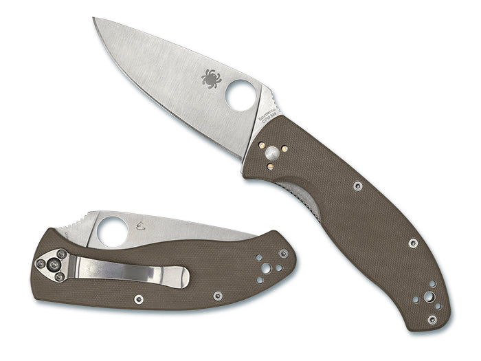 Spyderco Tenacious® Brown G-10 CPM M4 C122GBNM4PS