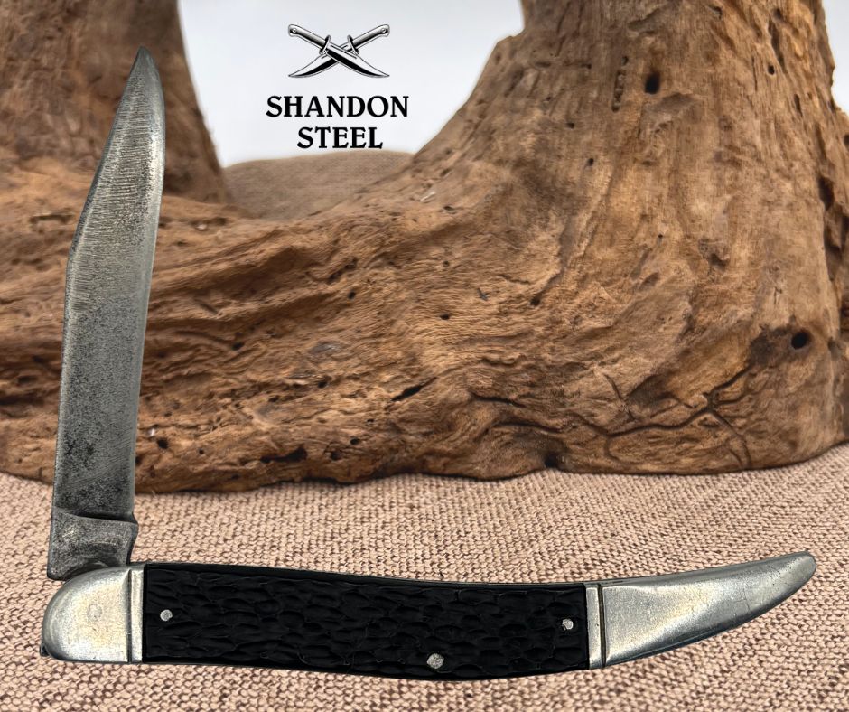 Vintage Single Blade Carbon Steel Toothpick Folding Traditional Pocket Knife 157