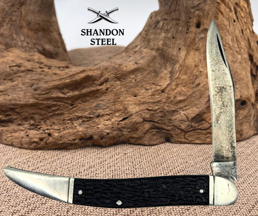 Vintage Single Blade Carbon Steel Toothpick Folding Traditional Pocket Knife 157