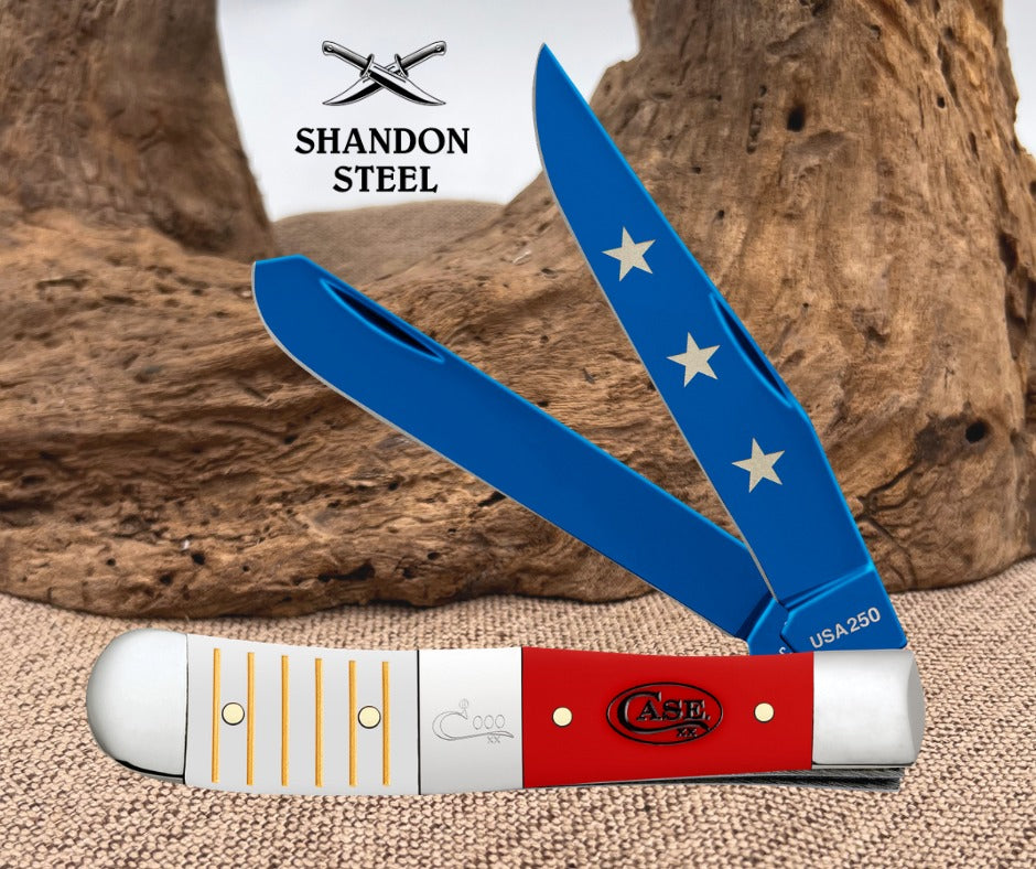 *Pre-Order* Case XX™ Trapper and Lighter Gift Set America 250 25000 Stainless 1/500 Pocket Knife