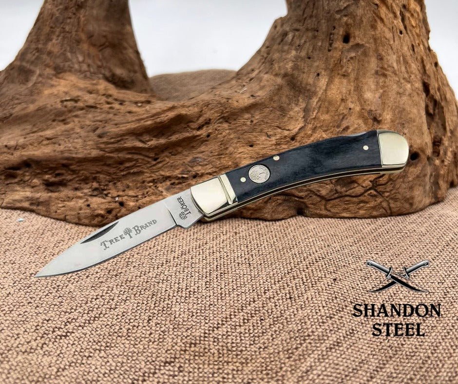 Böker Manufaktur Treebrand Lockback Smooth Grey 110815