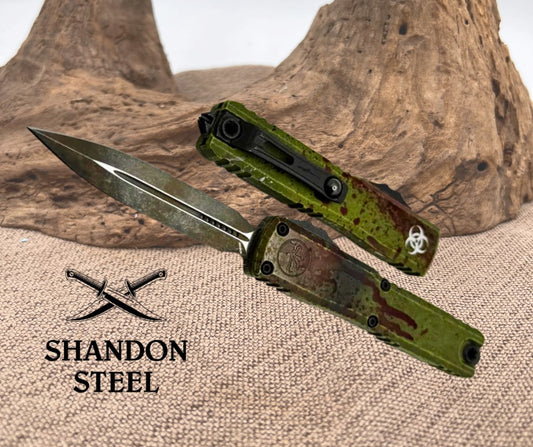 Microtech ULTRATECH GEN III ZBP D/E STANDARD OUTBREAK SIGNATURE SERIES 1122-1OBDS