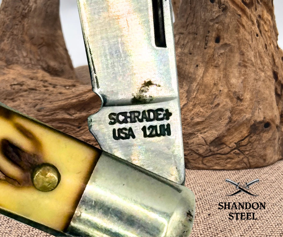 Schrade + USA Made 12UH Uncle Henry Roadie Single Blade Pocket Knife (32)