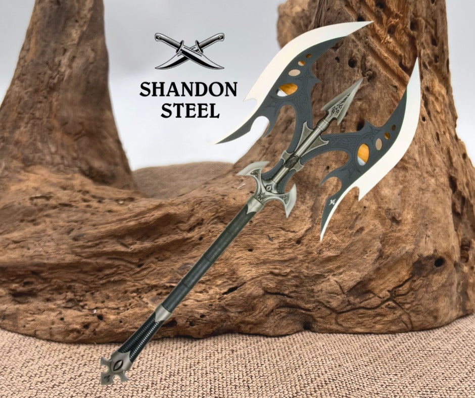United Cutlery, Black Legion Battle Axe Black 35" overall KR22